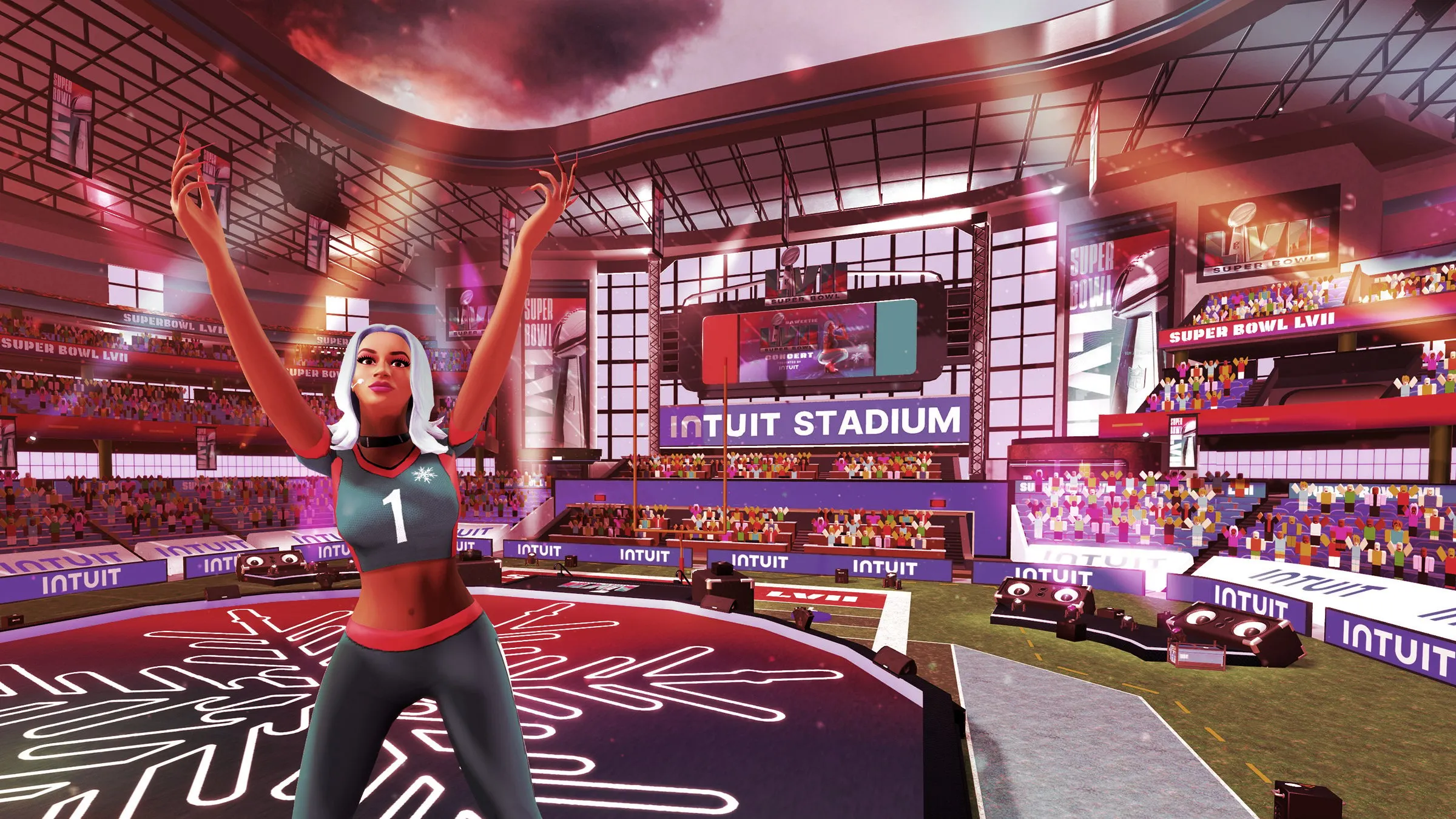 Metaverse Skyboxes: Virtual Suites for Super Bowl LIX